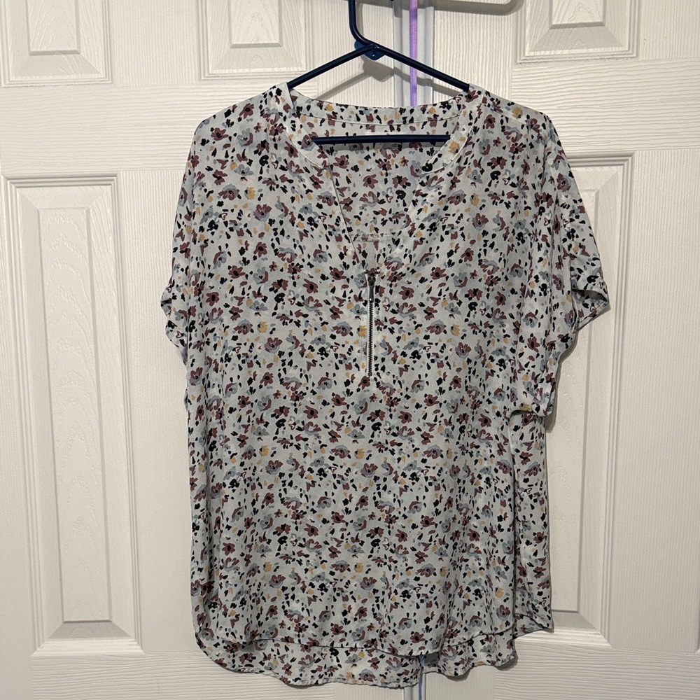 Maurices Multicolor Floral Blouse